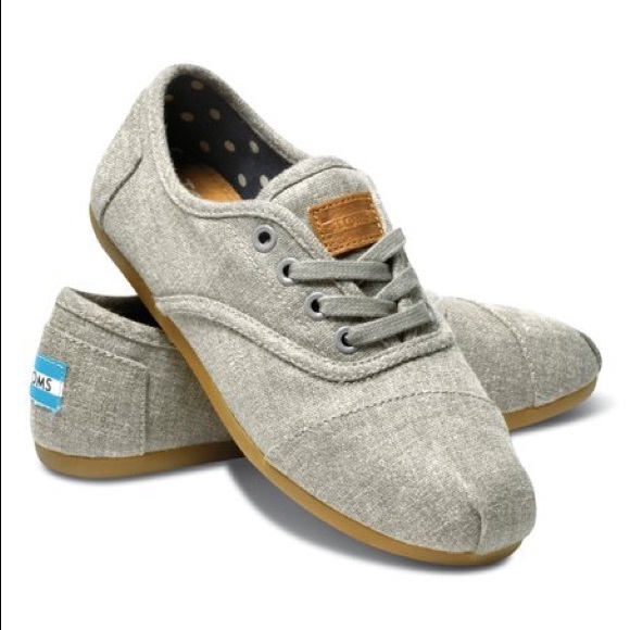 Toms Shoes - Toms Gray Hemp Canvas Classic Cordones - Size W9.5